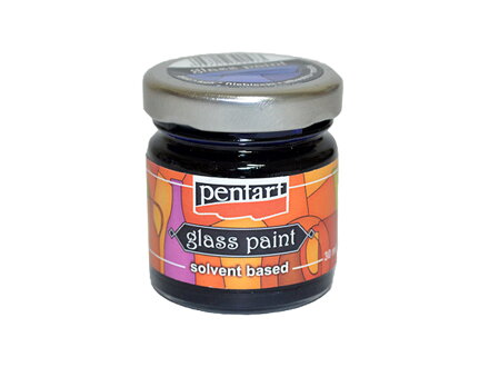Nevypaľovacia farba na sklo PENTART 30ml - modrá