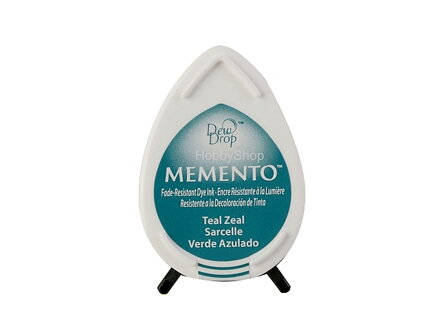 Pečiatková poduška MEMENTO - Teal Zeal