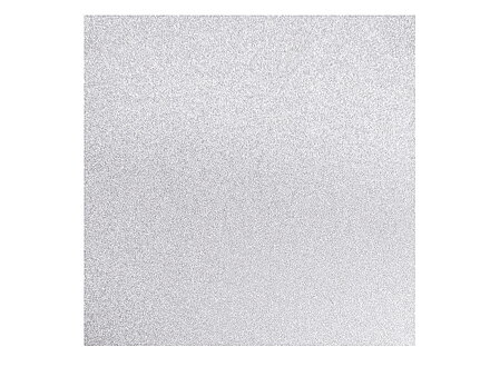 Scrapbookový papier metalický 30,5cm - trblietavý strieborný