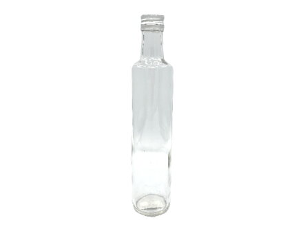 Sklenená fľaša DORICA - valec s kovovým uzáverom 500ml