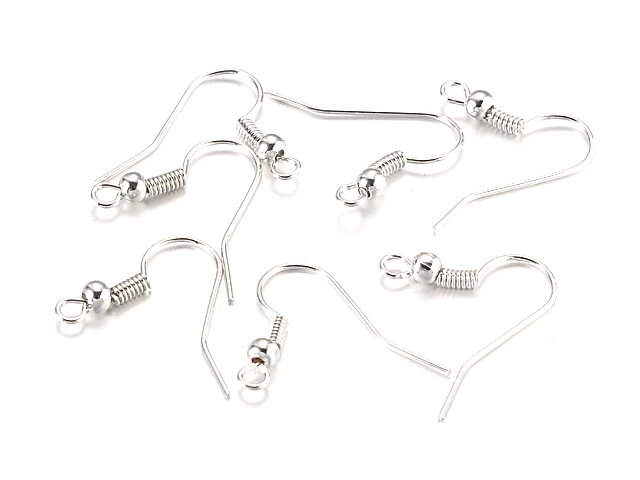 Afroháčiky 18mm platina - 10g(50ks)