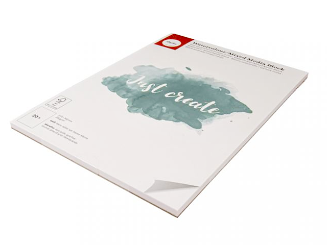 Akvarelový papier blok A4 20ks - 200g