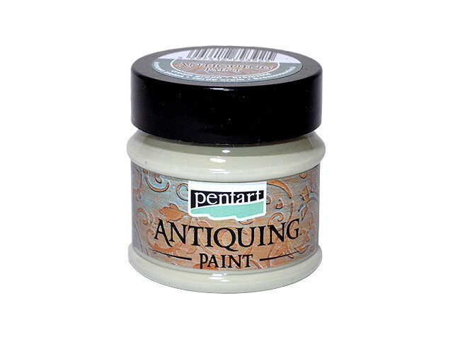 Antikovacia farba PENTART 50ml - krémovozelená