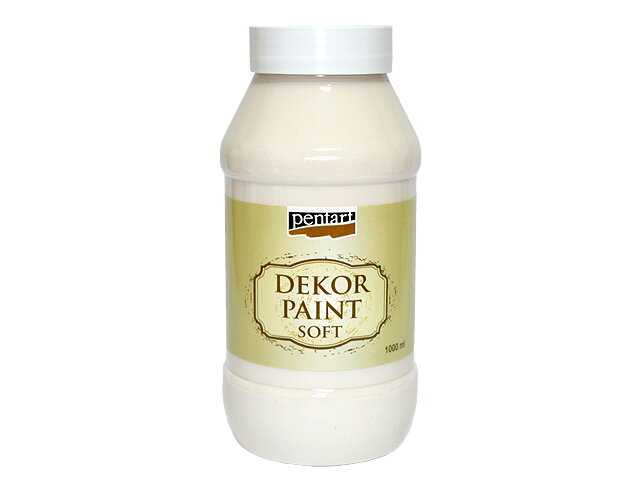 Dekor Paint Soft - kriedová vintage farba 1000ml - krémová biela