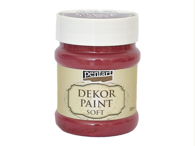 Dekor Paint - kriedová vintage farba 230ml - burgundská červená