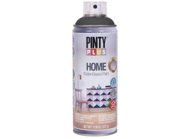 Dekoračná akrylová farba PINTY Plus HOME 400ml - čierna