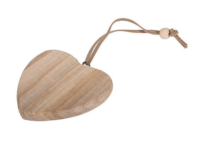 Drevené závesné srdiečko 7cm