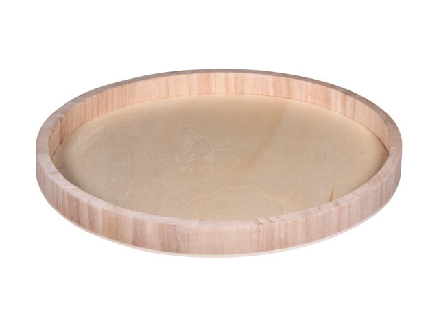 Drevený podnos okrúhly 30cm