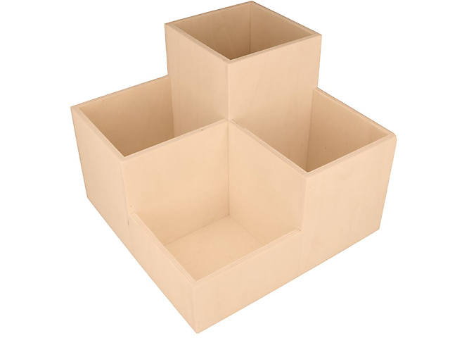 Drevený XL stojan ARTEMIO - 4 priehradky