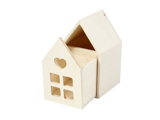 Drevený zasúvací mini domček 10,5cm
