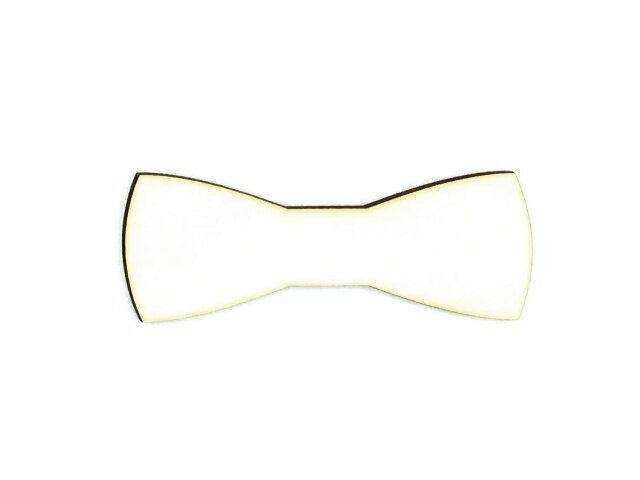 Dýhový drevený pánsky motýlik 11cm - základný oblý