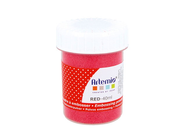 Embosovací prášok 40ml - červený