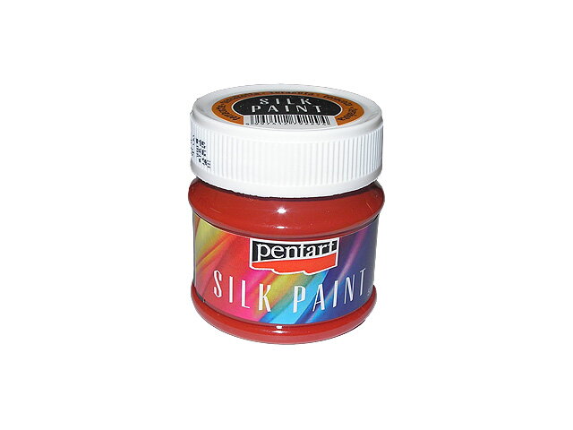 Tekutá farba na hodváb a textil Pentart - 50ml - terakota