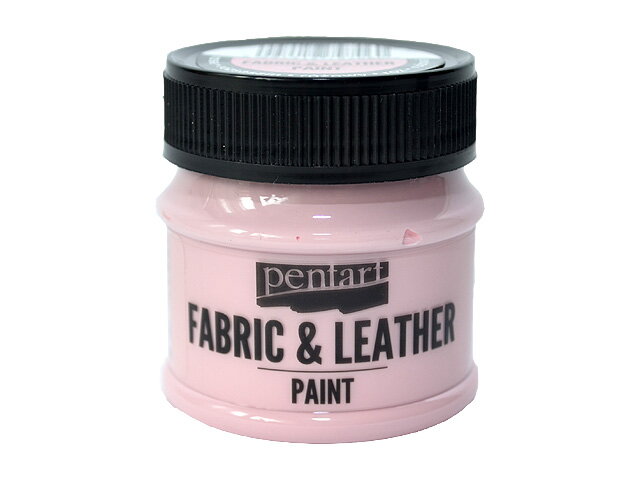 Farba na kožu a textil PENTART 50ml - ružová