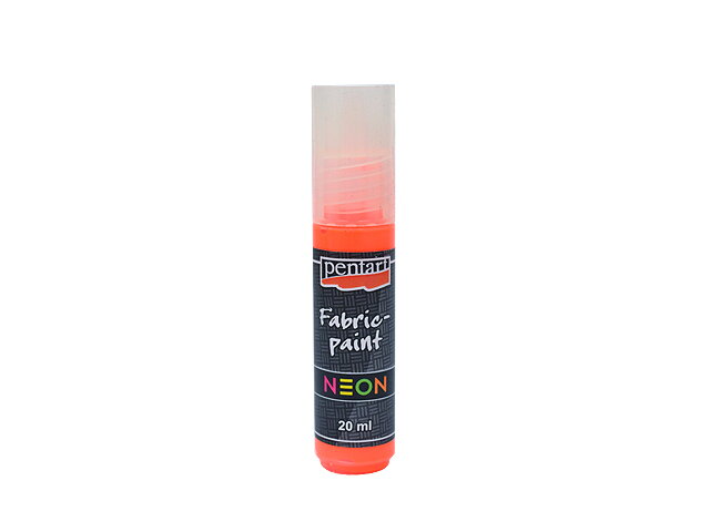 Farba na textil PENTART NEON 20ml - neónová oranžová