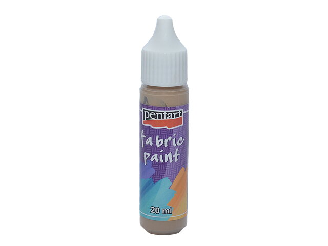 Farba na textil PENTART GELATO 20ml - lieskový oriešok