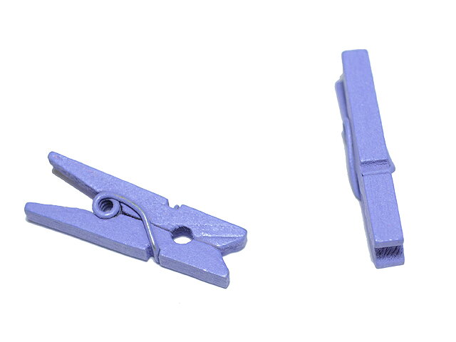 Farebný drevený štipec 2,5cm - levanduľový
