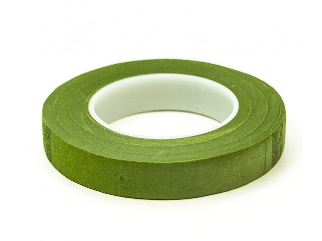 Floristická fixačná páska 12mm - svetlozelená