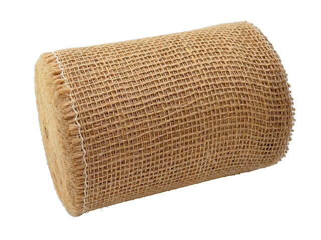 Jutová stuha 15cm - prírodná