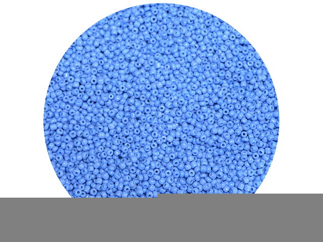 Korálky Rokajl 2mm 20g - nepriehľadné - country modré