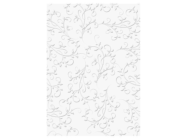 Kreatívny papier FIRENZE embosovaný A4 220g - biely