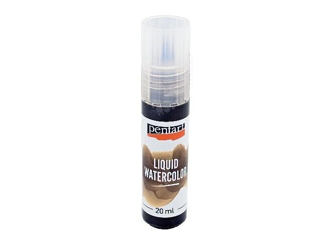 Liquid Watercolor PENTART 20ml - hnedá