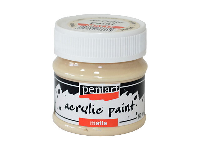 Matná akrylová farba Pentart 50ml - béžová