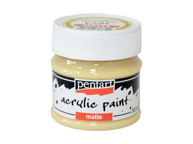 Matná akrylová farba Pentart 50ml - cappuccino/mliečna káva