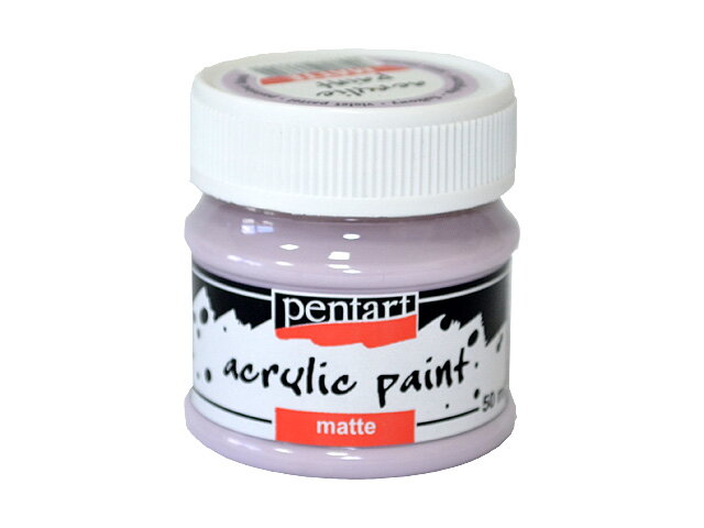 Matná akrylová farba Pentart 50ml - pastelová fialová