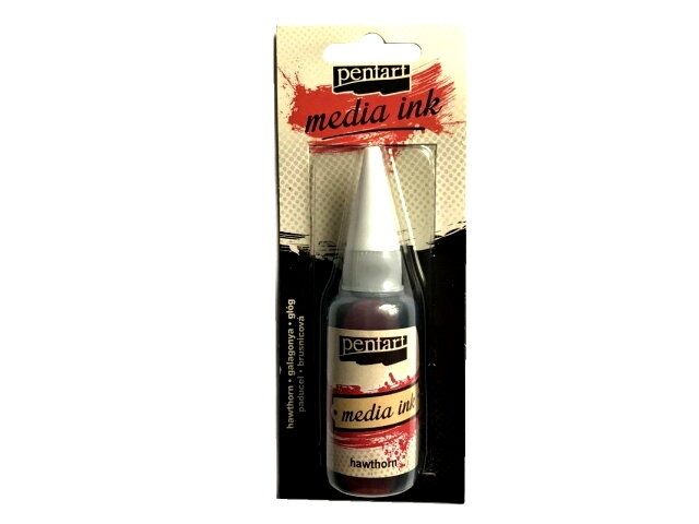 Media ink PENTART - alkoholový atrament 20ml - brusnica
