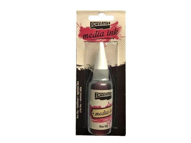 Media ink PENTART - alkoholový atrament 20ml - ohnivá ľalia