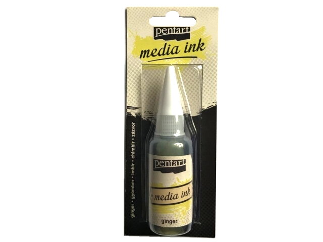 Media ink PENTART - alkoholový atrament 20ml - zázvor