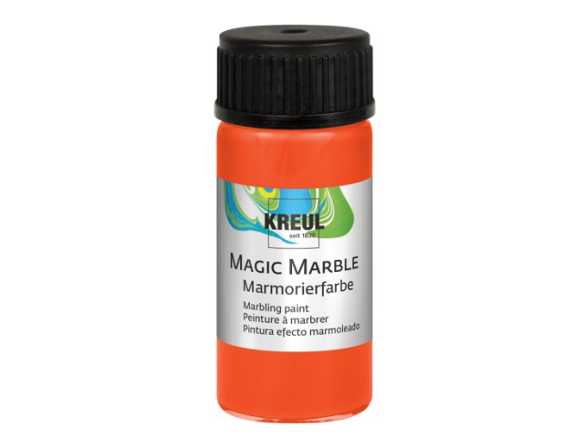 Mramorovacia farba 20ml - oranžová