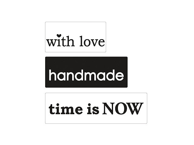 Odlievacia pečiatka do mydla - handmade, with love, time is now