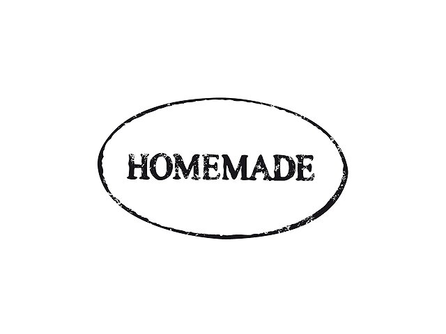 Oválna pečiatka HOMEMADE