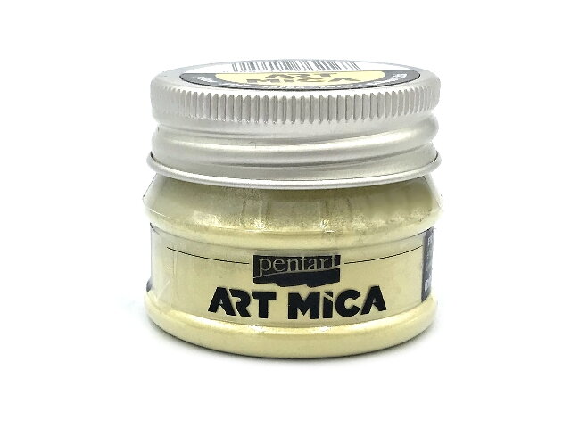 Perleťový minerálny prášok Art Mica PENTART 9g - žltý