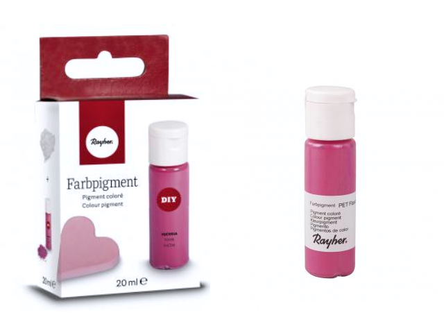 Práškový pigment - farbivo 20ml - fuchsia