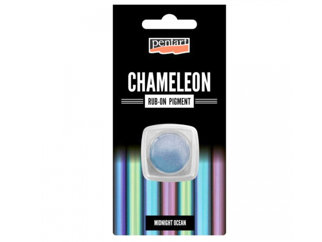 Rub-on pigmentový prášok Pentart - CHAMELEON - midnight ocean