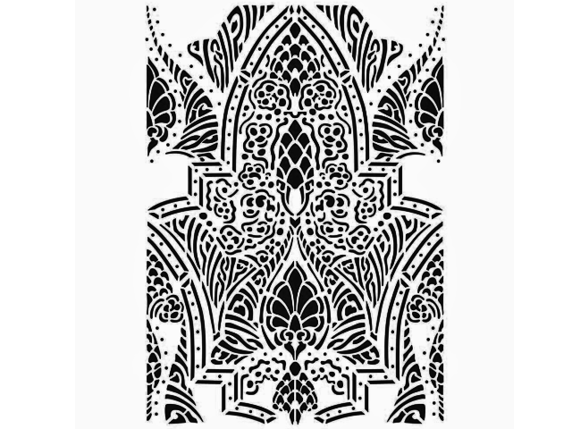 Šablóna A4 - symetrický ornament