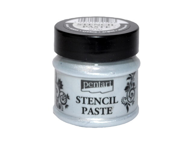 Šablónovacia pasta PENTART 50ml - strieborná
