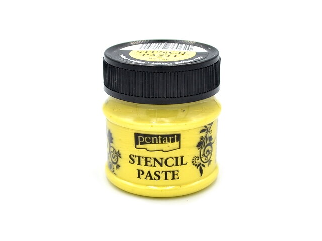 Šablónovacia pasta PENTART 50ml - perleťová žltá