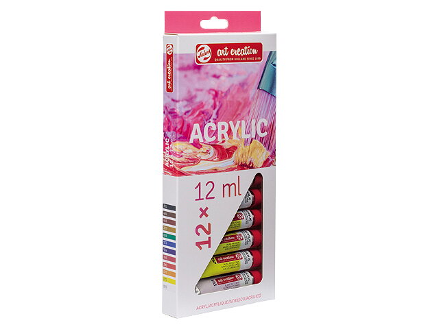 Sada akrylových farieb v tube TALENS - 12x12ml