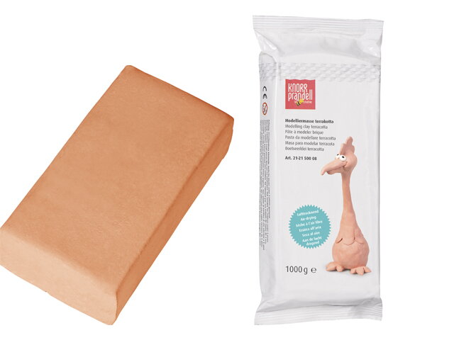 Samotvrdnúca modelovacia hmota 1kg - terracotta