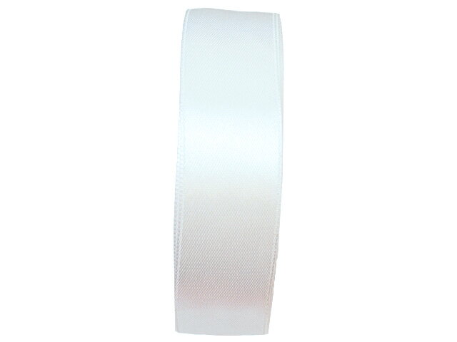Saténová stuha 25mm - biela