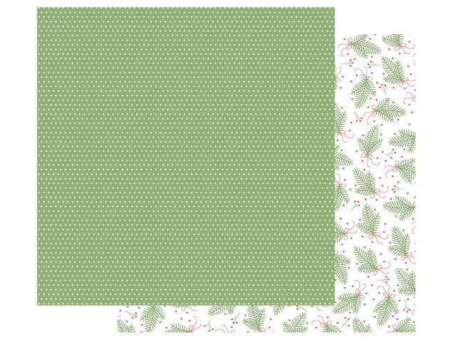 Scrapbookový papier 30x30cm - zimný vzor