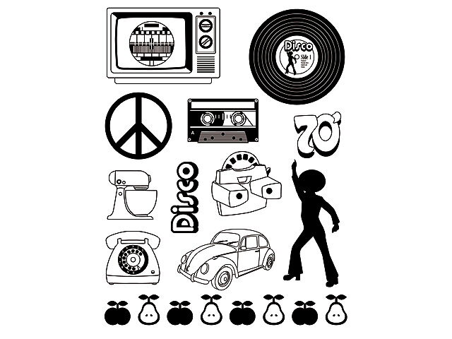 Silikónové pečiatky A5 - 70s