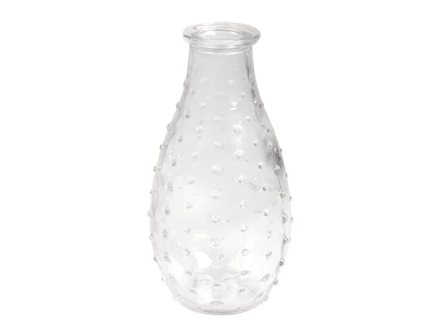 Sklenená váza 14cm s bodkami