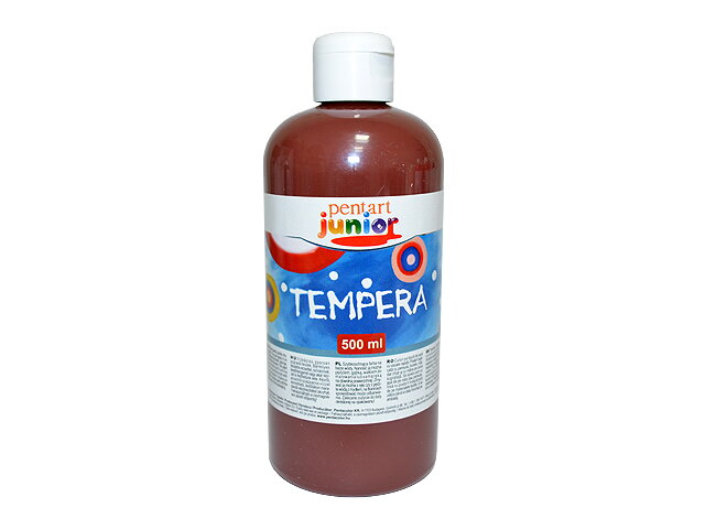 Temperová farba PENTART JUNIOR 500ml - hnedá