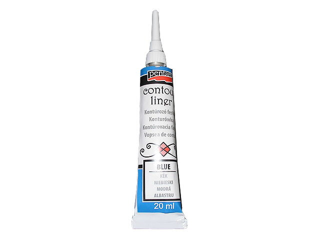 Univerzálna kontúra Pentart 20ml - modrá