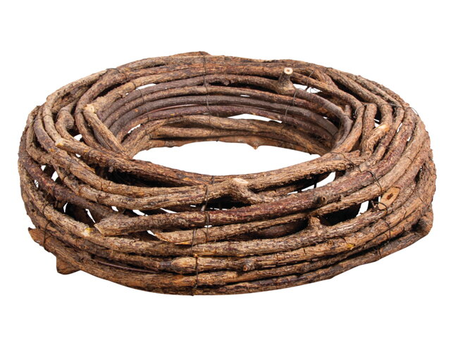 Viničový prútený veniec 40cm - prírodný